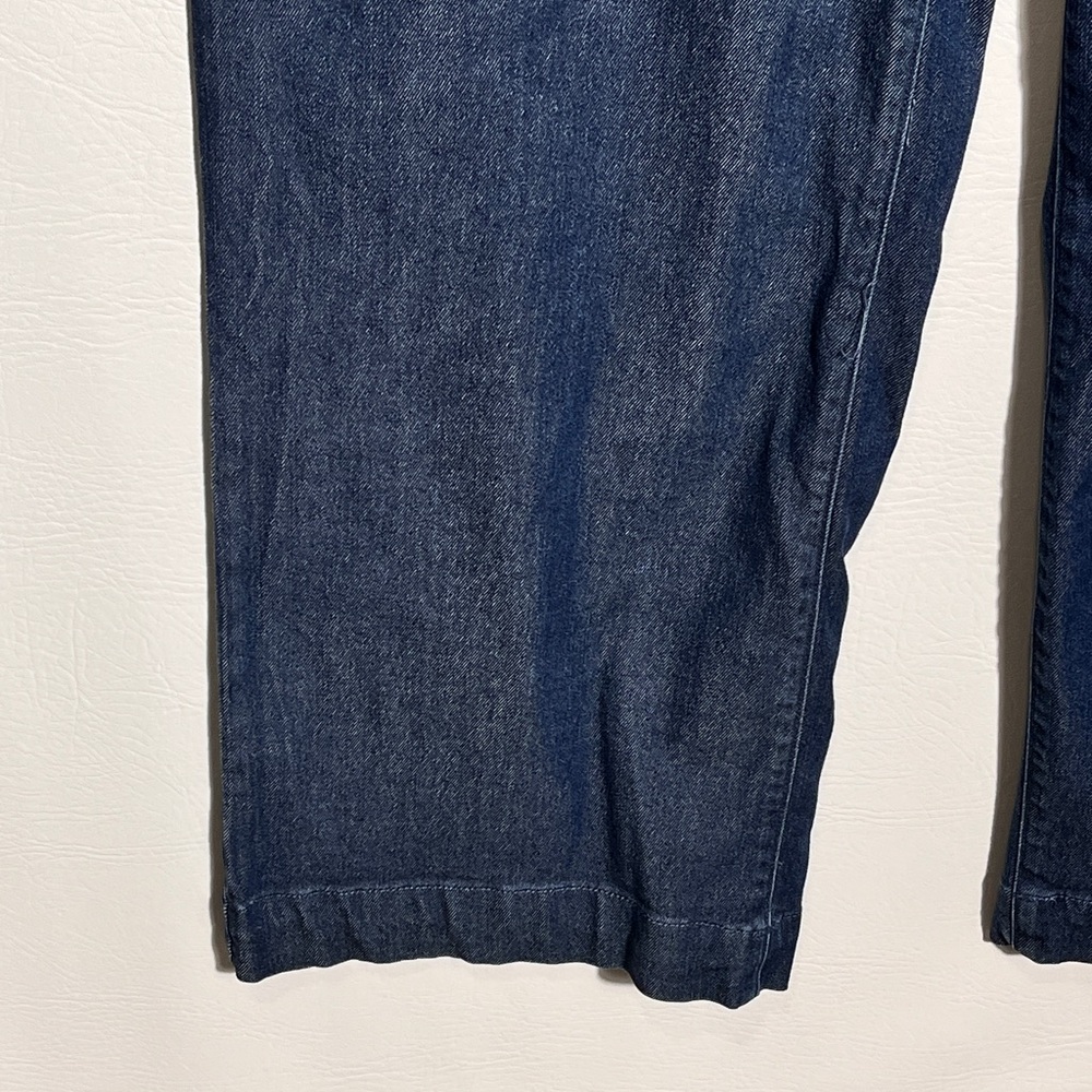 Ruby Rd. Wide Leg Dark Blue Jeans 8P - Picture 3 of 8